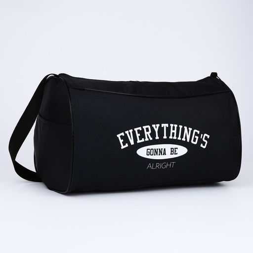 Сумка спортивная, 40 см х 24 см х 21 см, цвет чёрный - Nazamok фото 3