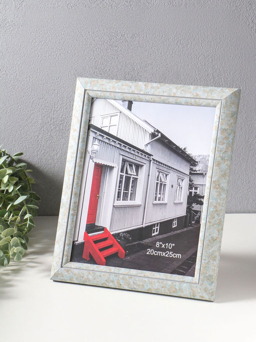 Фоторамка пластик 20х25 см "Марокканская мозаика" оттенки голубого 29,8х25х2 см