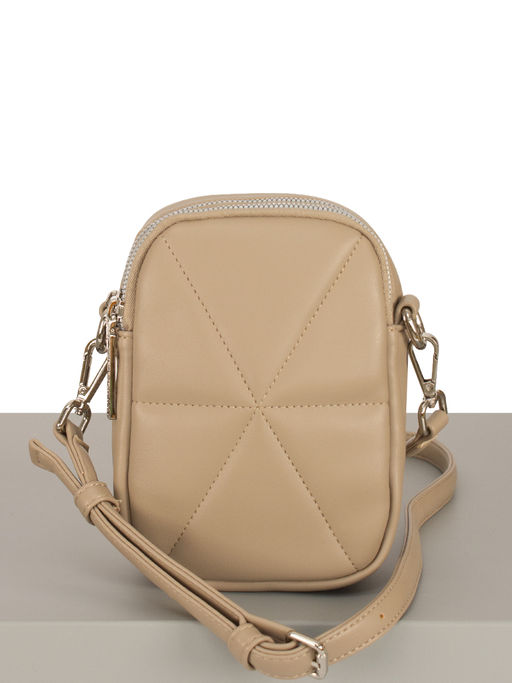 LACCOMA сумка Тиффанни-Ф826-капучино эко кожа хлопок