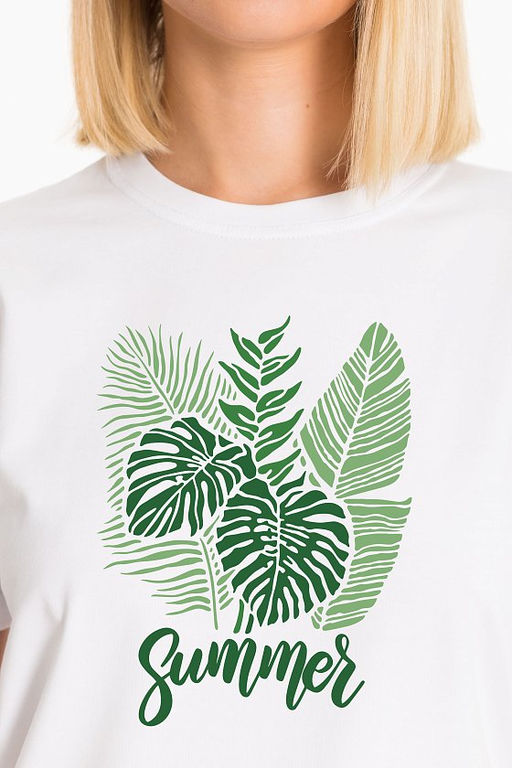 Футболка М325193Па белый - Елена фото 2