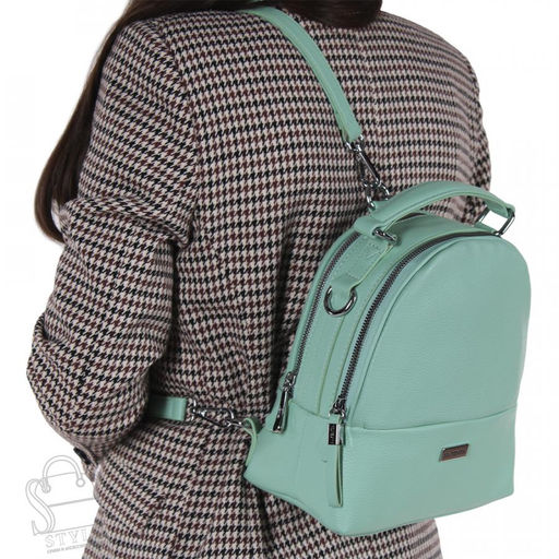 Рюкзак женский 670091 green Velina Fabbiano-Safenta/30 в Новосибирске