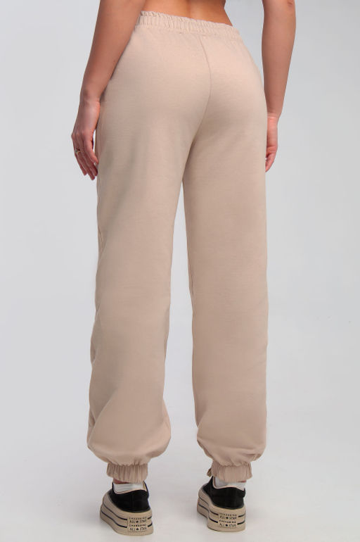 Арт. 7586 Брюки женские 42-50 (5 шт) Цвет:бежевый - Калинка фото 4