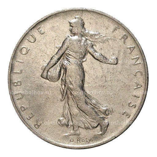 Монета 1 франк 1960 года Франция