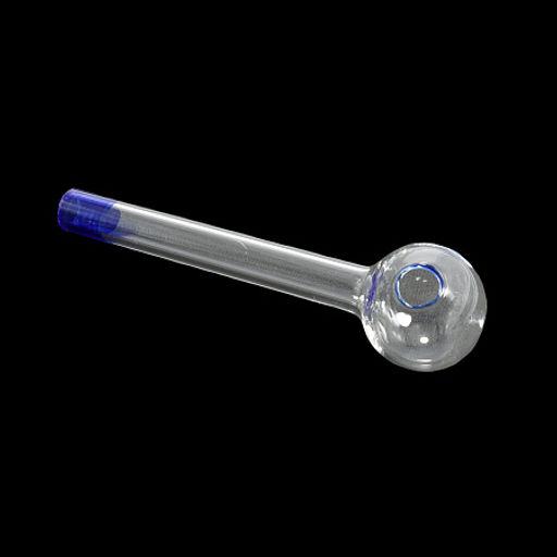 Трубка для курения c шаром стекло 10см