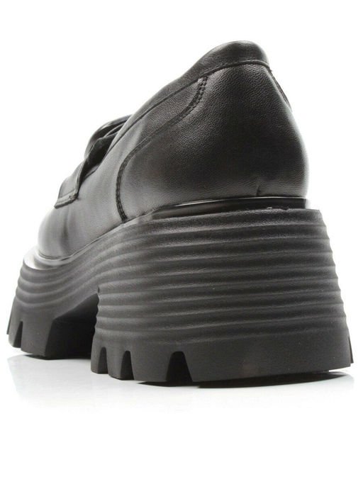 03-5932 BLACK Лоферы женские (натуральная кожа) - Фабричный китай фото 5