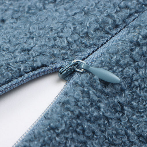 Наволочка декоративная Этель Boucle 43х43см, цвет синий, полиэстер  фото 3