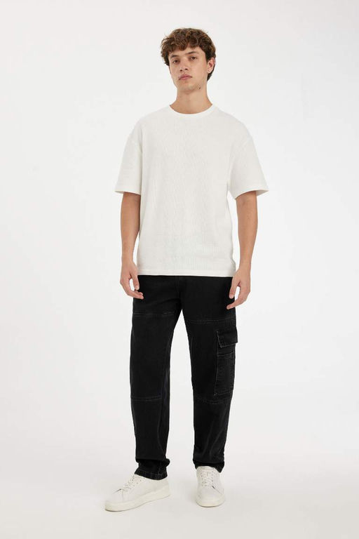 Широкие джинсовые брюки Relax Fit - Defacto фото 5