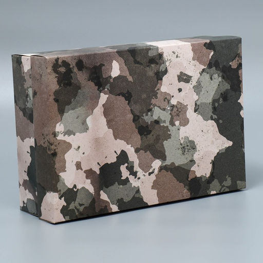 Коробка подарочная складная, упаковка, Хаки, 30?20?9 см