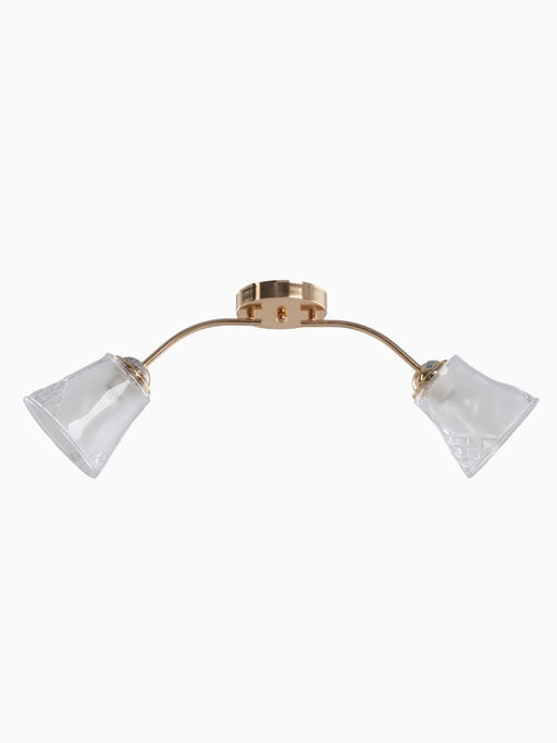 Люстра 12276/2FGD, 2×40 Вт, E27, 60×18×23 см, золото