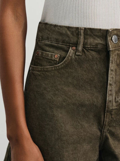 Джинсовые шорты А-силуэта / Zarina  фото 6