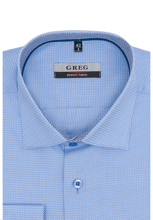 Сорочка мужская длинный рукав GREG 213/137/1339/Z/1 STRETCH_V  фото 3