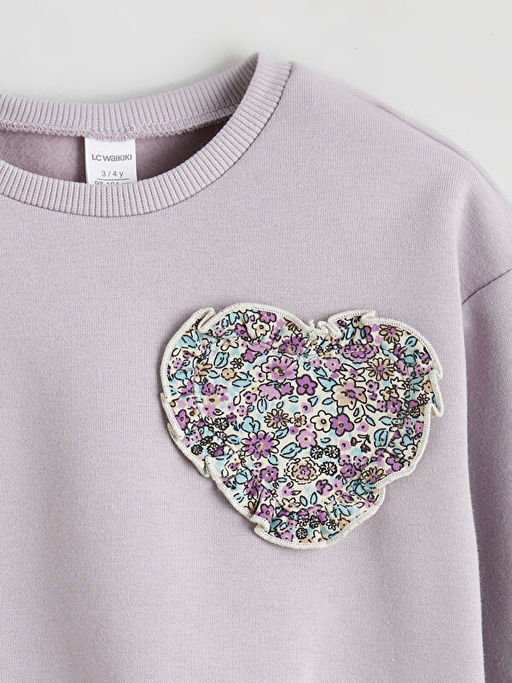 K?z ?ocuk Sweatshirt ve Tayt Pantolon 2li