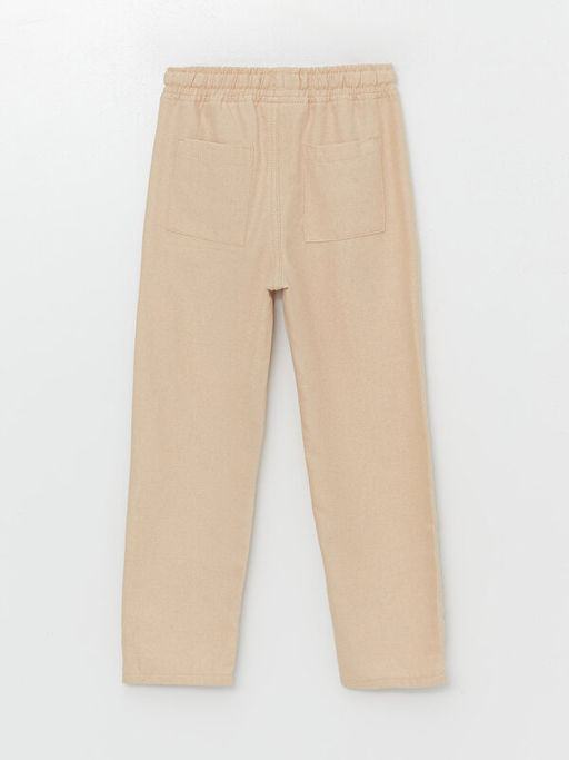 Beli Lastikli Keten Kar???ml? Erkek ?ocuk Pantolon