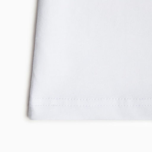 Футболка однотонная женская MINAKU: Basic line, белая, размер 54