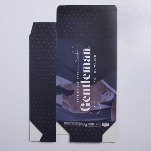 Коробка подарочная складная, упаковка, «Джентельмен», 22 х 30 х 10 см