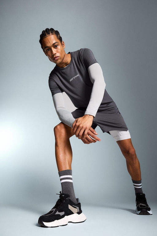 Slim Fit Dar Kesim Sporcu Taytl_ _ort - Defacto фото 2
