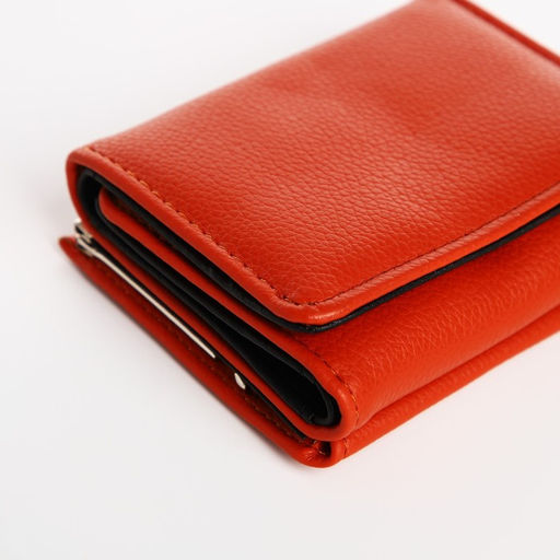 Кошелёк на кнопке, цвет рыжий - Simaland фото 3