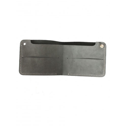 Портмоне мужское Croco-ПР-1066 натуральная кожа 1 отд, 2 карм, серый св нубук (142) 264630 фото 3