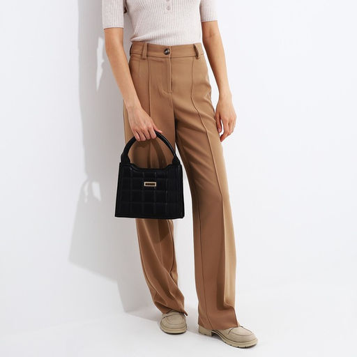 Сумка-тоут на молнии, цвет чёрный - Simaland фото 4