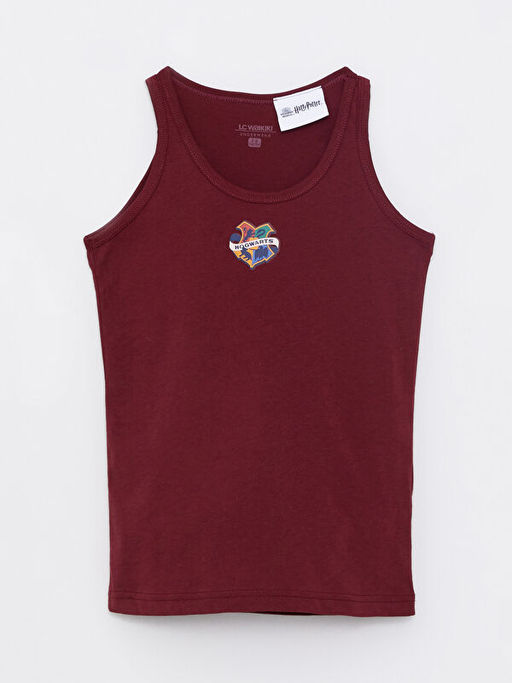 Bisiklet Yaka Harry Potter Bask?l? Pamuklu Erkek ?ocuk Atlet 2li - Waikiki фото 2