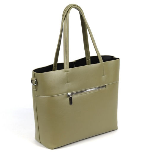 Женская сумка шоппер из эко кожи 8333-836 Грасс Грин - Cidirro фото 3