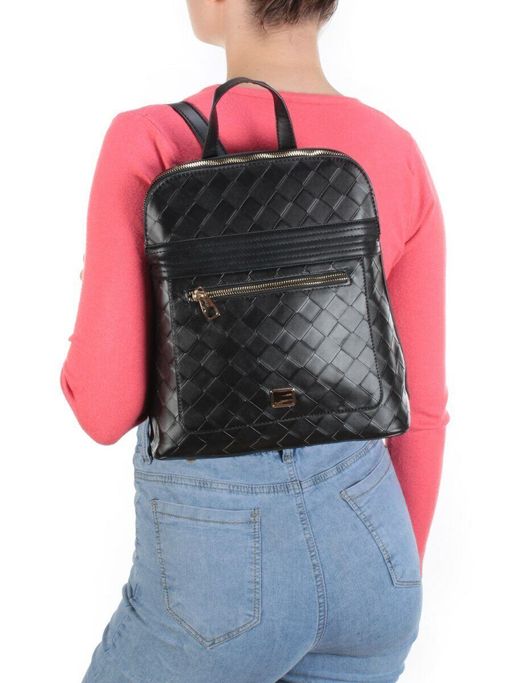 L22441 BLACK Сумка-рюкзак (искусственная кожа) - Фабричный китай фото 5