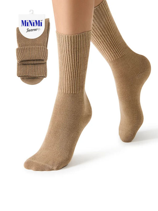 MINI INVERNO 3301 носки жен. 26% Шерсть, 62% Акрил, 10% Полиамид, 2% Эластан - beige - Minimi фото 5