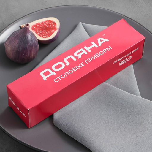 Цена за 5 шт. Ложка столовая Доляна «Плэйн Бритиш», длина 19.1 см, толщина 1.2 мм