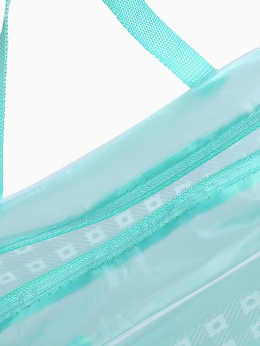 Цена за 2 шт. Косметичка - сумка на молнии, с ручками, для бассейна, с рисунком, зелёная