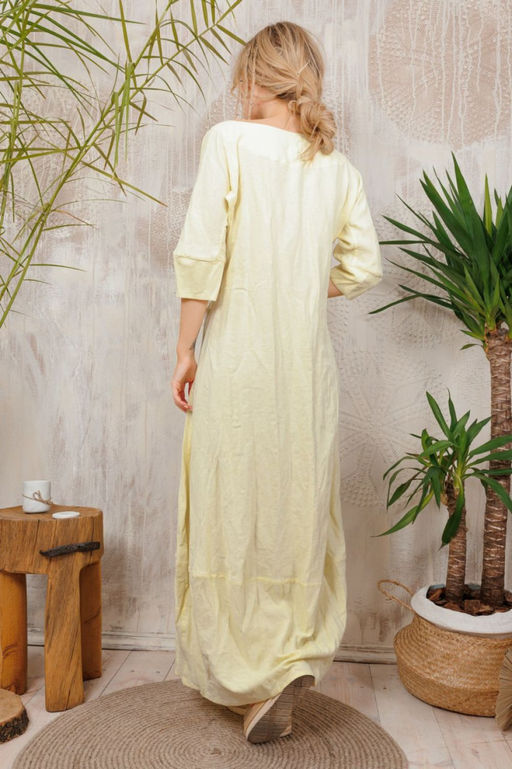 Платье AMORI 9710 желтый лимон  фото 3