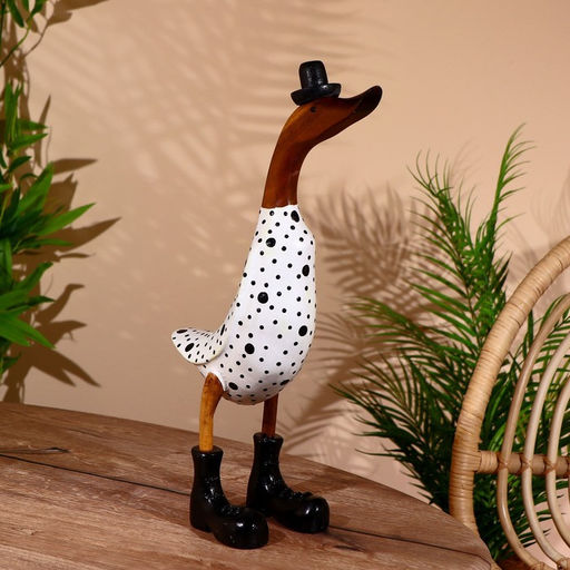 Сувенир «Утка ч/б», 45 см, дерево