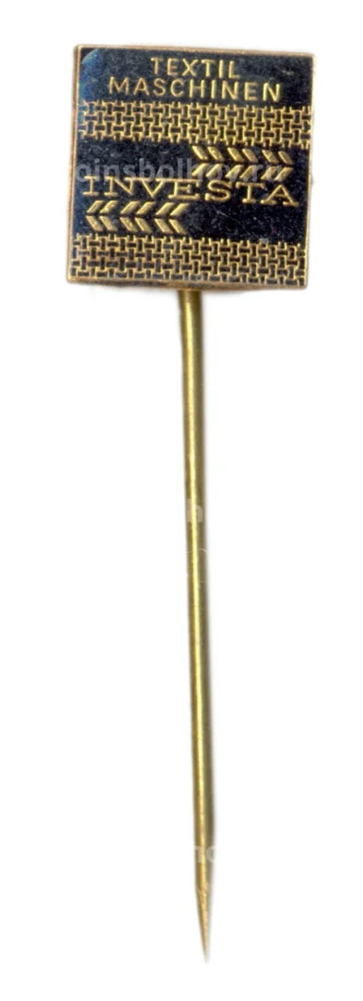 Значок рекламный Textil Mashinen