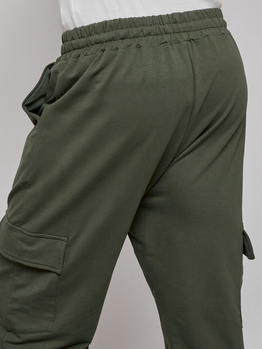 Брюки джоггеры спортивны мужские цвета хаки 12918Kh - Mtforce фото 16