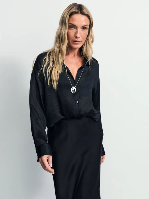 Базовая атласная блузка / Zarina