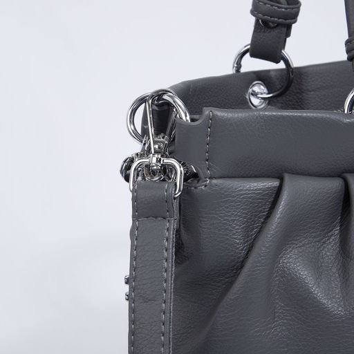 Сумка-тоут на молнии, цвет серый - Simaland фото 5