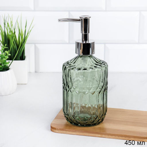 Дозатор для жидкого мыла 450 мл 20 см / GKN-G /уп 48/