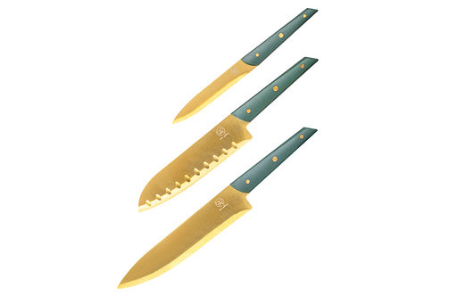 Набор 3 ножей с защитными чехлами 24,5*1,3*2 см + 31*1,5*4,3 см + 33*1,5*4,3 см - Elan gallery фото 4