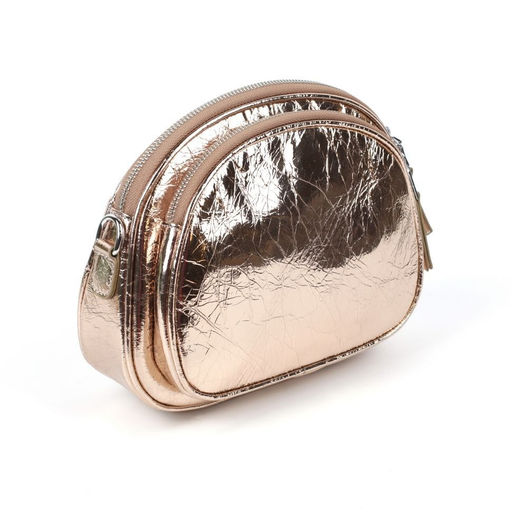 Женская кожаная овальная сумка кросс-боди 0103-20 - Cidirro фото 3