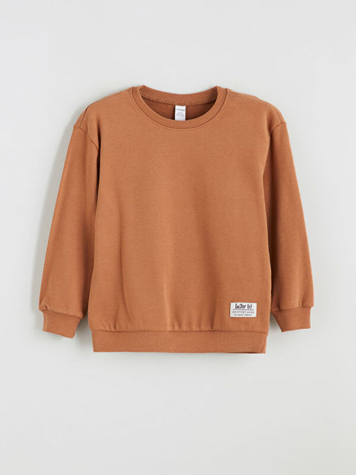 Bisiklet Yaka Uzun Kollu Erkek ?ocuk Sweatshirt