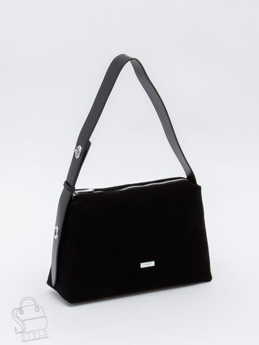 Сумка женская кожаная 8017SMS black Velina Fabbiano-Safenta