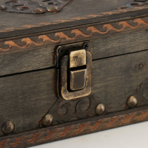 Шкатулка для украшений «Сундук. Аллегра», дерево, 18×12×8 см