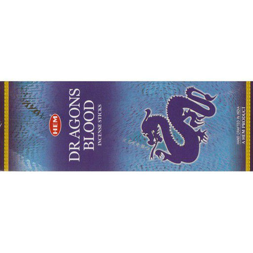 6-гр. благовония Dragons Blood Blue КРОВЬ ДРАКОНА ГОЛУБАЯ блок 6 шт.