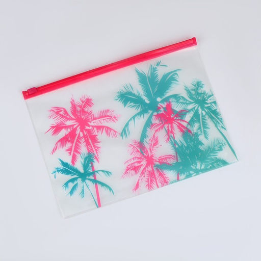 Сумка для купальника «Пальма», 24×17 см, розовый