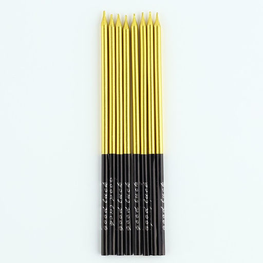 Набор свечей в торт В твой особенный день, золото, 8 шт - Страна карнавалия фото 5