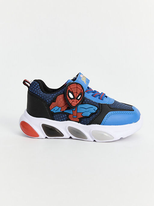 Spider-Man Bask?l? I??kl? Erkek ?ocuk Spor Ayakkab?