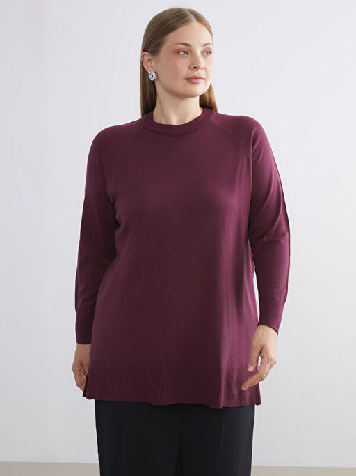 Bisiklet Yaka Kad?n Triko Kazak