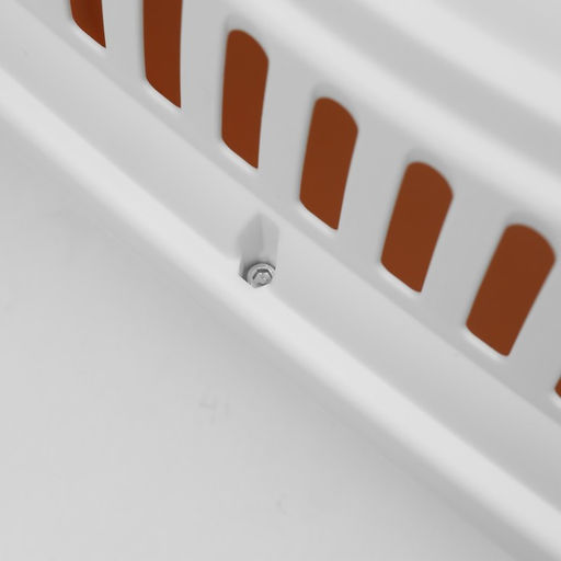 Переноска для животныхпластиковая с металлической дверью 47х32,5х30 см, вес до 9 кг, персиковая 93 - Пижон фото 11