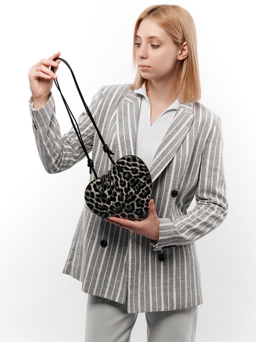 LACCOMA сумка НИ836-лепард натуральная кожа хлопок фото 8