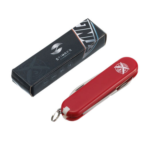 Нож перочинный STINGER FK-K7003P-RED  фото 8
