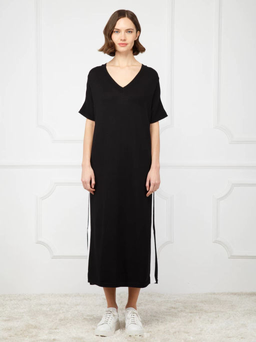 Платье женское ZZ-03006 black/white - Eleganzza фото 2